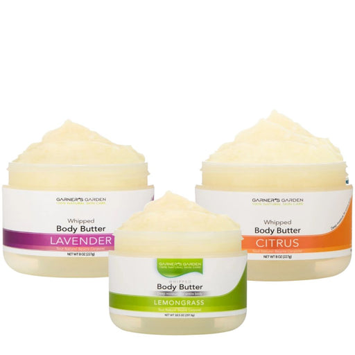 Garner's Garden Body Butter - Various Essential Oils Body Butter White Smoke Ginger Clove / 3 oz (try me),Ginger Clove / 5 oz (medium),Ginger Clove / 10 oz (large)),Citrus: Grapefruit Tangerine / 3 oz (try me),Citrus: Grapefruit Tangerine / 5 oz (medium),Citrus: Grapefruit Tangerine / 10 oz (large)),Lavender / 3 oz (try me),Lavend