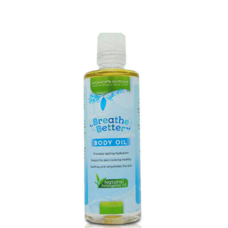 Garner's Garden Breathe Better Body Oil Body Oil White Smoke Breathe Better Body Oil 8oz