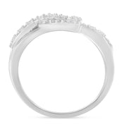 Bids.com .925 Sterling Silver 1/8 Cttw Diamond Open Heart Leaf Curvy Bypass Accent Fashion or Promise Ring (I-J Color, I2-I3 Clarity) - Size 6 Rings White Smoke 7 / White.Sterling Silver,8 / White.Sterling Silver,7.75 / White.Sterling Silver,7.5 / White.Sterling Silver,7.25 / White.Sterling Silver,6.75 / White.Sterling Silver,6.5 / White.Sterling Silver,6.25 / White.Sterling Silver,6 / White.Sterling Silver
