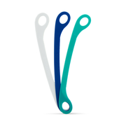 supersmile Supersmile Rippled Edge Tongue Cleaner, 3 Pack - 5 Oz Dark Cyan
