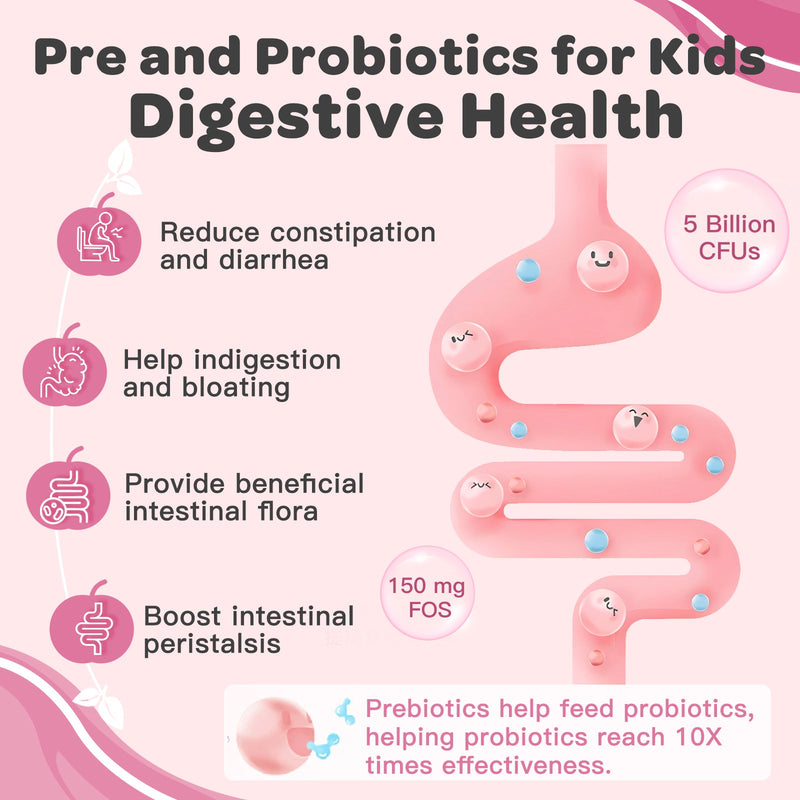 Nature Target Kids Probiotic, 5 Billion CFUs, 90ct Probiotic Misty Rose