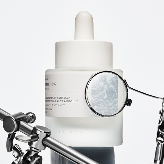 AsiaBeautyMall SKIN1004 Madagascar Centella Matrixyl 10 Boosting Shot Ampoule Serum White Smoke