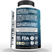 Nutrivein Nutrivein Organic Sea Moss 1600mg Plus Bladderwrack & Burdock - 120 Capsules 65-25PU-ZLQ1 White Smoke