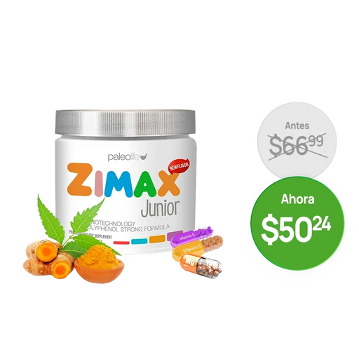 Paleolife Zimax® Junior Zimax Junior ¡ANTIOXIDANTE NATURAL NUEVO! White Smoke 1 Pack