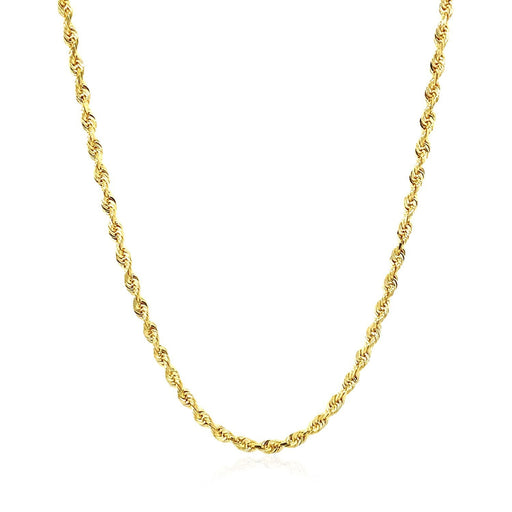 Bids.com 2.5mm 14k Yellow Gold Solid Diamond Cut Rope Chain Necklaces White Smoke 16 / Yellow Gold,18 / Yellow Gold,20 / Yellow Gold,22 / Yellow Gold,24 / Yellow Gold,30 / Yellow Gold,One / Yellow Gold