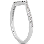 Bids.com 14k White Gold Fancy Zig Zag Pave Diamond Wedding Ring Band Rings White Smoke 4 / White Gold,4.5 / White Gold,5 / White Gold,5.5 / White Gold,6 / White Gold,6.5 / White Gold,7 / White Gold,7.5 / White Gold,8 / White Gold,8.5 / White Gold,9 / White Gold