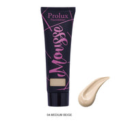 Prolux Cosmetics Mousse Foundation Face Foundation Dark Gray 1 Natural Beige,2 Soft Ivory,3 Creamy Beige,4 Medium Beige,5 Soft Beige,6 Dark Beige,11 Golden Neutral,12 Nude Fair,13 Honey,14 honey Fair,15 Golden Dark,16 Spiced Almond