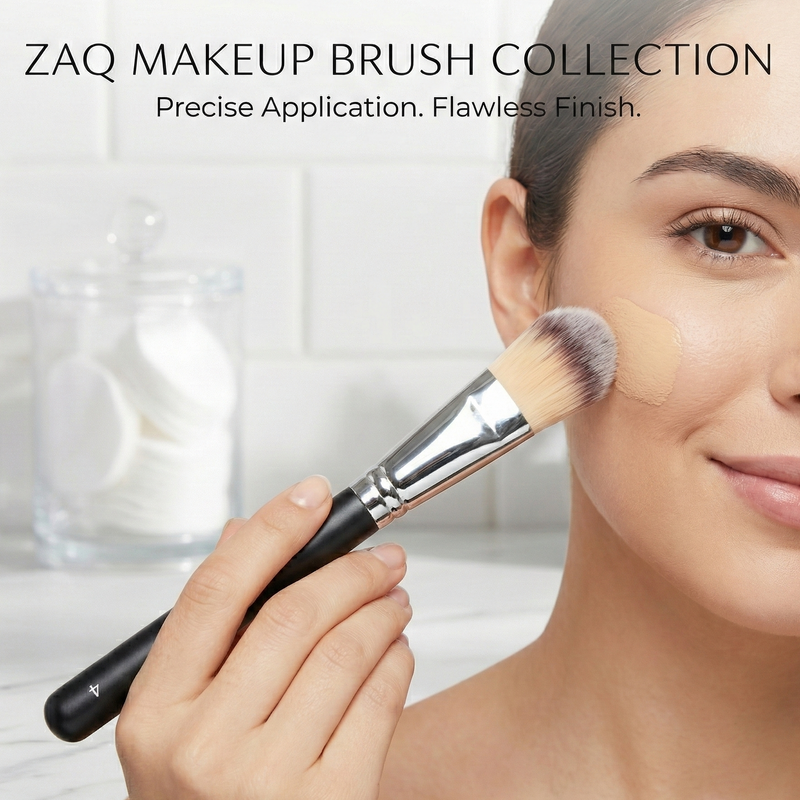 ZAQ Skin & Body Foundation Brush Make Up Lavender