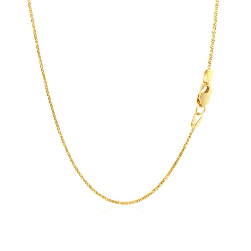 Bids.com 10k Yellow Gold Wheat Chain 1.0mm Necklaces White Smoke 16 / Yellow Gold,18 / Yellow Gold,One / Yellow Gold