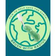 Radius Radius Big Brush Replaceable Soft Head Right Hand Toothbrush (Assorted Colors) Toothbrush Dark Cyan