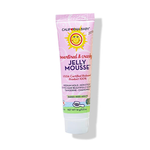 California Baby Overtired & Cranky™ Jelly Mousse Hair Gel Hair Gel & Detangler White Smoke 0.5oz/14g
