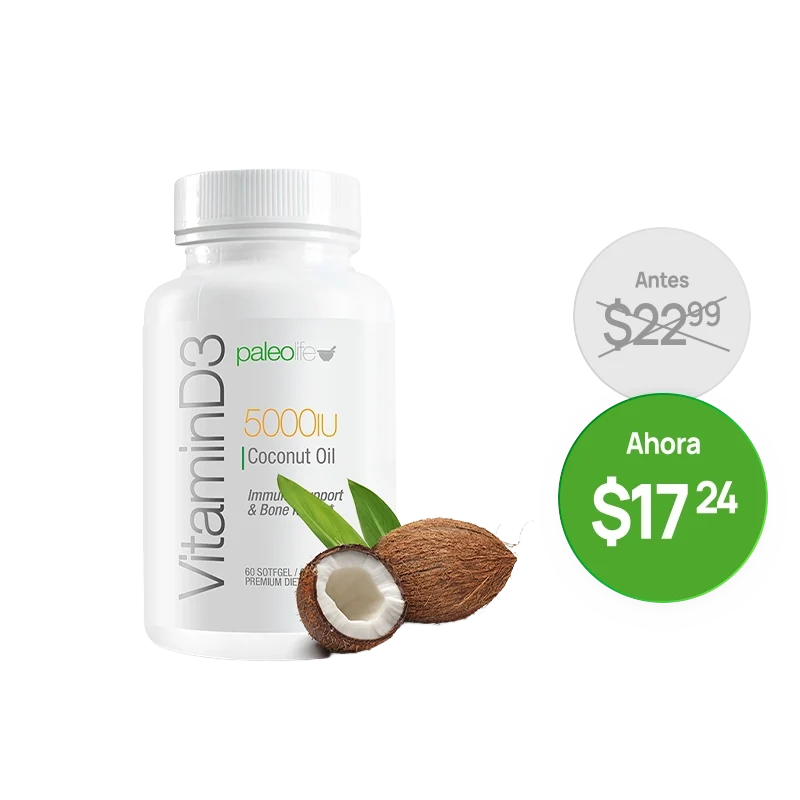 Paleolife Vitamin D3 Restore VITAMIN D3 5000 IU Black 1 Pack