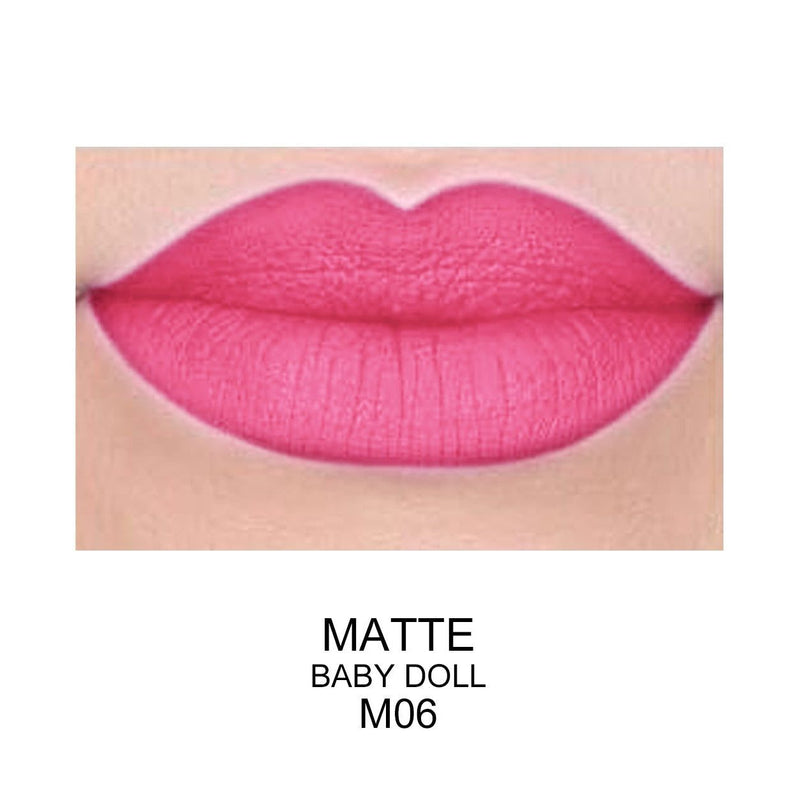 Prolux Cosmetics Best Matte Long Lasting Lip Gloss Lip Gloss Light Pink 6 Baby Doll