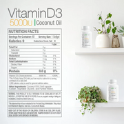 Paleolife Vitamin D3 Restore VITAMIN D3 5000 IU White Smoke 1 Pack,3 Pack,6 Pack