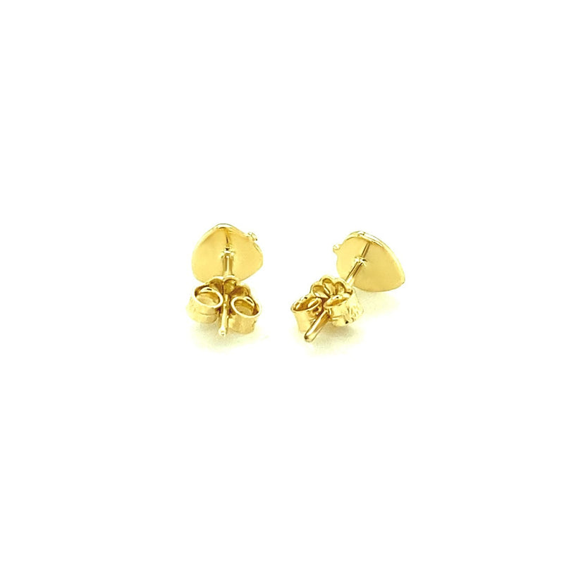 Bids.com 14k Yellow Gold Enameled Strawberry Childrens Earrings Earrings White Smoke Yellow Gold