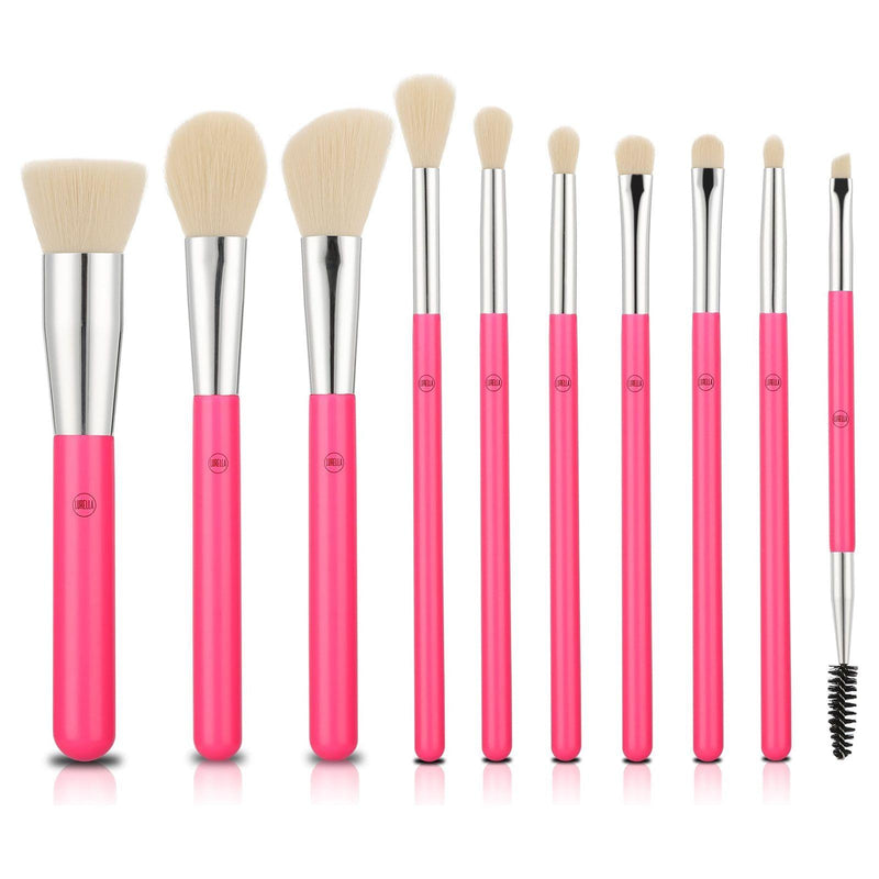 Lurella Cosmetics Neon Brush Sets Pale Violet Red Cyan,Acid,Caution,Magenta,Uranium,Phoenix