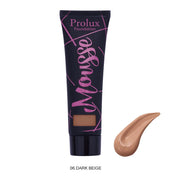 Prolux Cosmetics Mousse Foundation Face Foundation Rosy Brown 1 Natural Beige,2 Soft Ivory,3 Creamy Beige,4 Medium Beige,5 Soft Beige,6 Dark Beige,11 Golden Neutral,12 Nude Fair,13 Honey,14 honey Fair,15 Golden Dark,16 Spiced Almond