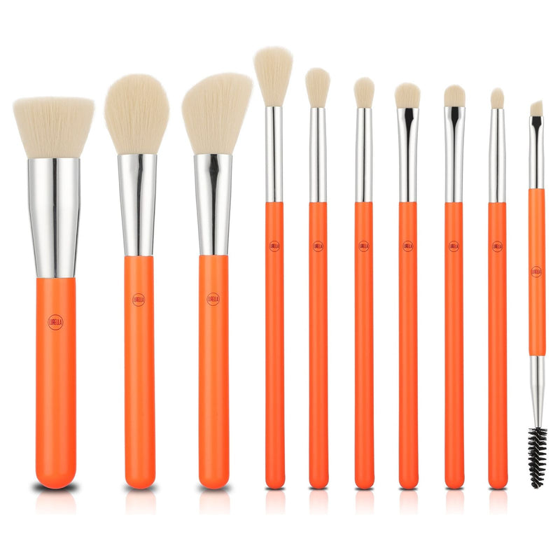Lurella Cosmetics Neon Brush Sets Tomato Cyan,Acid,Caution,Magenta,Uranium,Phoenix