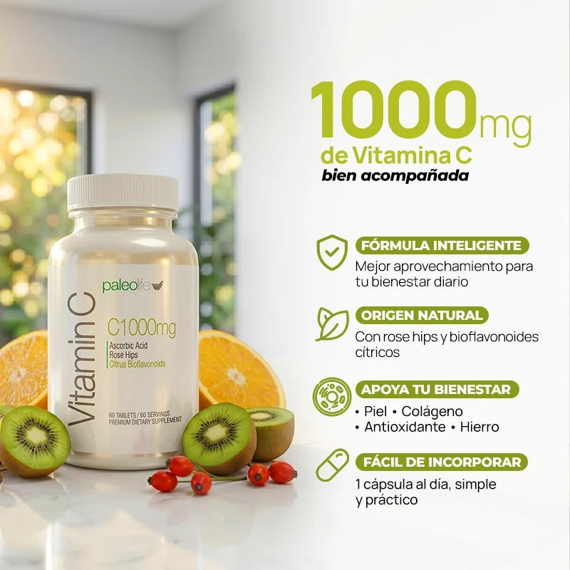 Paleolife Vitamin C 1000 White Smoke 3x2,1 Pack,3 Pack,6 Pack