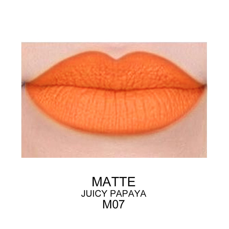 Prolux Cosmetics Best Matte Long Lasting Lip Gloss Lip Gloss Coral 7 Juicy Papaya
