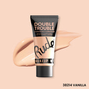 Rude Cosmetics Double Trouble Foundation and Concealer Foundation Peach Puff Vanilla 07