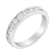 Bids.com IGI Certified 1.0 Cttw Diamond 18K White Gold Channel-Set Half-Eternity Band Wedding Ring (E-F Color, I1-I2 Clarity) - Size 5-1/2 Rings White Smoke 6 / White.Gold,5.5 / White.Gold,7 / White.Gold,10 / White.Gold,9.5 / White.Gold,9 / White.Gold,8.5 / White.Gold,8 / White.Gold,7.5 / White.Gold,6.5 / White.Gold,5 / White.Gold