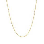 Bids.com 14k Yellow Gold Singapore Chain 1.5mm Necklaces White Smoke 16 / Yellow Gold,18 / Yellow Gold,20 / Yellow Gold,24 / Yellow Gold