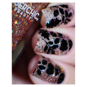 UberChic Beauty I Always Fall For Autumn Stamping Plate Dark Slate Gray