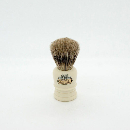 Simpsons Simpsons Case C1 Best Badger Shaving Brush Shaving Brush White Smoke
