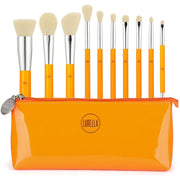 Lurella Cosmetics Neon Brush Sets Dark Orange Caution