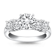 Bids.com 14k White Gold Five Stone Diamond Trellis Engagement Ring Rings White Smoke 4 / White Gold,4.5 / White Gold,5 / White Gold,5.5 / White Gold,6 / White Gold,6.5 / White Gold,7 / White Gold,7.5 / White Gold,8 / White Gold,8.5 / White Gold,9 / White Gold
