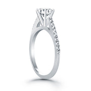 Bids.com 14k White Gold Micro Prong Diamond Cathedral Engagement Ring Rings White Smoke 4 / White Gold,4.5 / White Gold,5 / White Gold,5.5 / White Gold,6 / White Gold,6.5 / White Gold,7 / White Gold,7.5 / White Gold,8 / White Gold,8.5 / White Gold,9 / White Gold