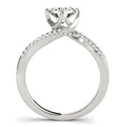 Bids.com 14k White Gold Spiral Design Pronged Diamond Engagement Ring (1 1/8 cttw) Rings White Smoke 3 / White Gold,3.5 / White Gold,4 / White Gold,4.5 / White Gold,5 / White Gold,5.5 / White Gold,6 / White Gold,6.5 / White Gold,7 / White Gold,7.5 / White Gold,8 / White Gold,8.5 / White Gold,9 / White Gold