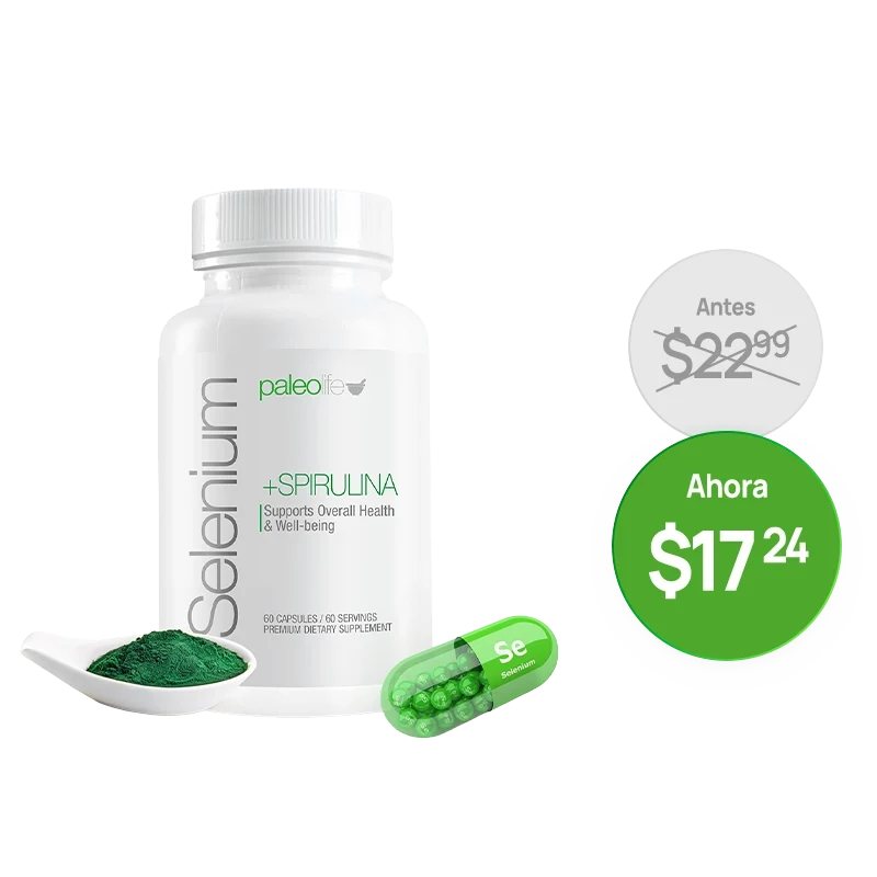 Paleolife Selenium & Spirulina SELENIUM + SPIRULINA Black 1 Pack