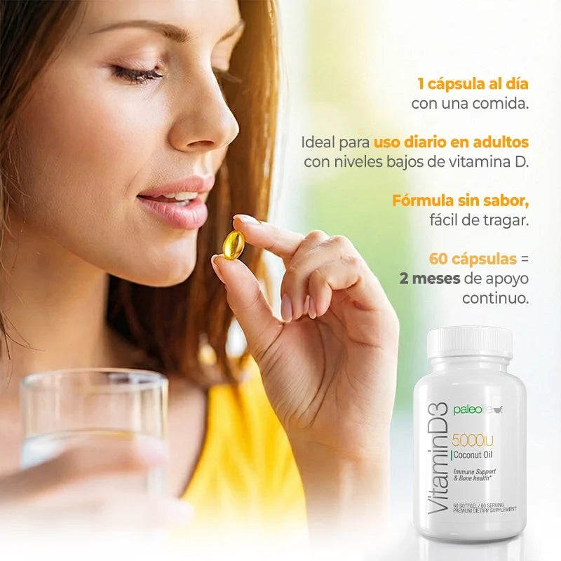 Paleolife Vitamin D3 Restore VITAMIN D3 5000 IU White Smoke 1 Pack,3 Pack,6 Pack