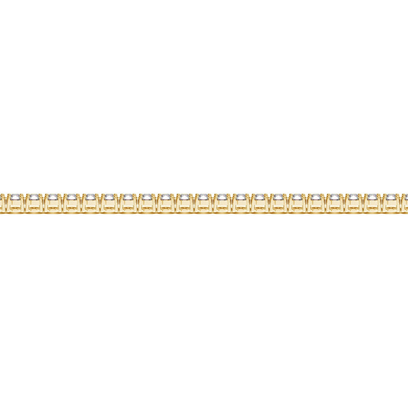 Bids.com Lab Grown Round Diamond Tennis Bracelet in 14k Yellow Gold (3 cctw F/G  VS2/SI1) Bracelets Tan 7 / Yellow Gold