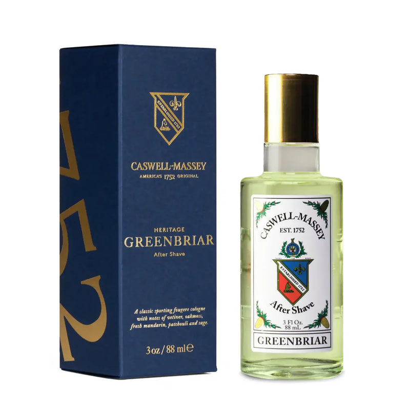 Caswell Massey Caswell-Massey Gold Cap After Shave 3 oz Collection Aftershave White Smoke Greenbriar