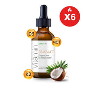 Paleolife Vitamin D3 & K2 Dark Slate Gray 6 Pack