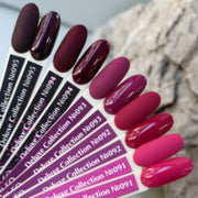 nbmsupply KOMILFO GEL POLISH DELUXE SERIES D093 (EVENING MARSALA, ENAMEL), 8 ML Gray