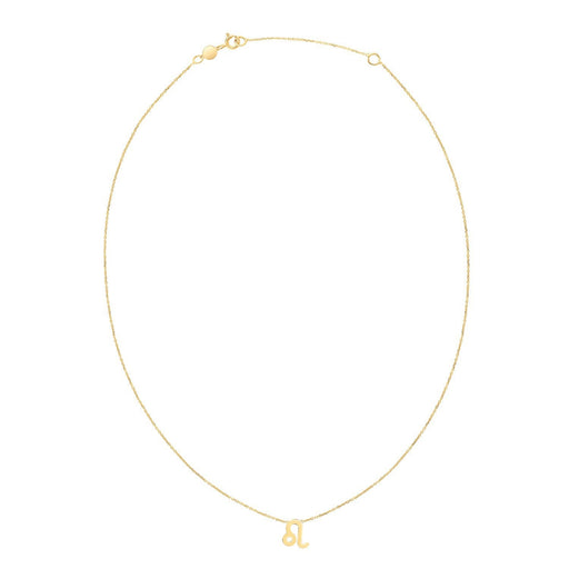 Bids.com 14K Yellow Gold Leo Necklace Necklaces White Smoke 18 / Yellow Gold