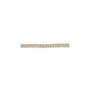 Bids.com 10K Yellow Gold 4.00 Cttw Pave Diamond Classic Link 7" Bracelet (I-J Color, I2-I3 Clarity) Bracelets Gray Yellow.Gold / 4