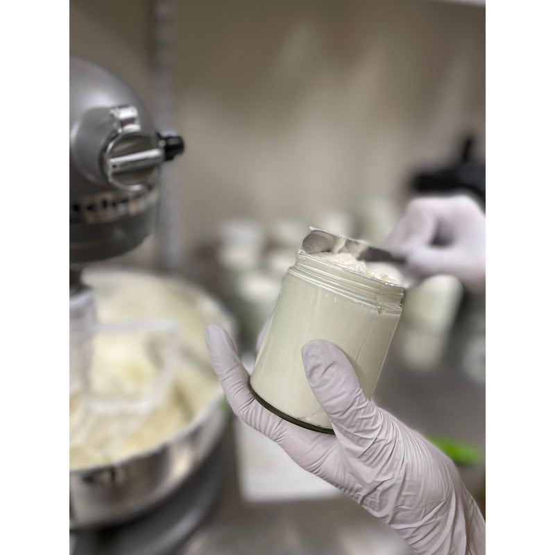 MION Artisan Soap Co. Whipped Shea Butter - Wild Chamomile | Deeply Hydrating and Rejuvenating Dim Gray