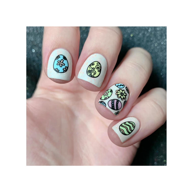 UberChic Beauty Yay Spring! Stamping Plate Gray