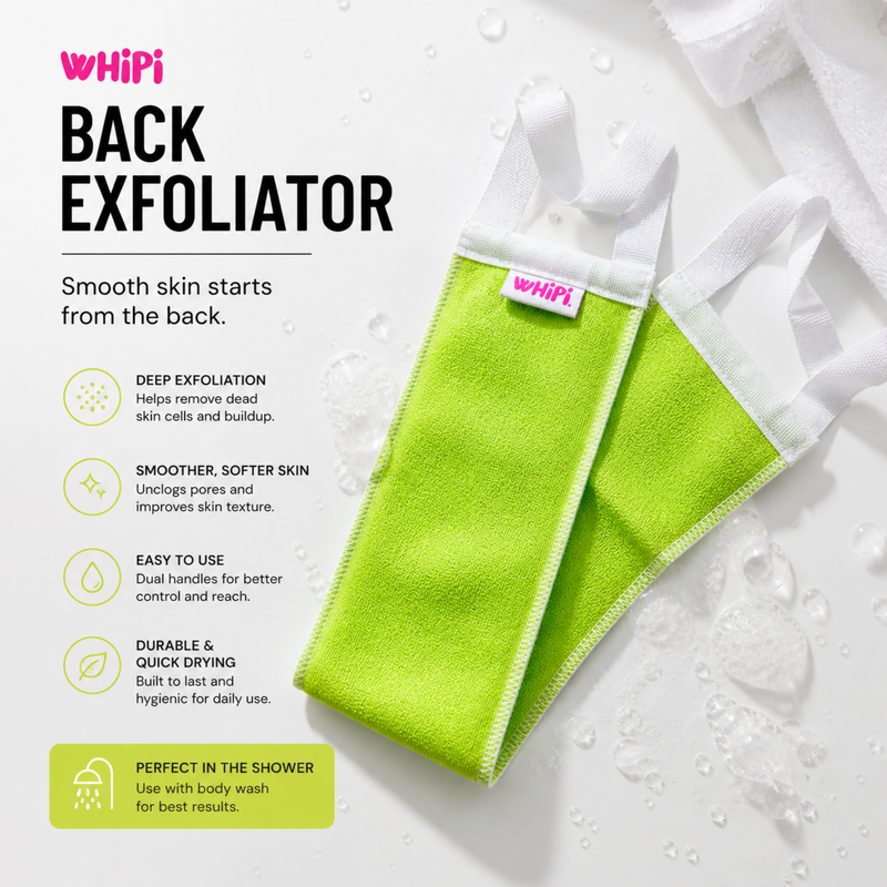 Whipi Co Tan Exfoliator For Back Lavender