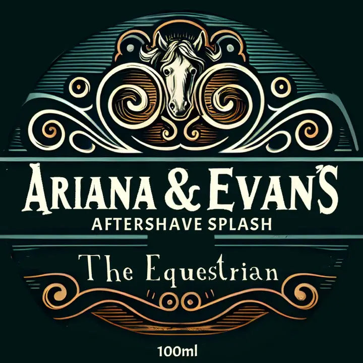 Ariana & Evans Ariana & Evans The Equestrian Shaving Collection Shaving Set Light Gray Aftershave Splash 100ml