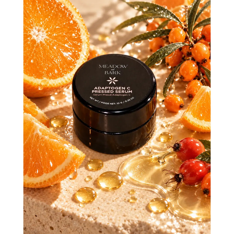 Meadow and Bark Adaptogen C Pressed Serum with 10% Vitamin C Skincare Navajo White 50g Full Size