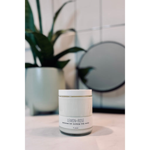 handmade. la conner Body Butter Ladies Gray Lemon + Rose