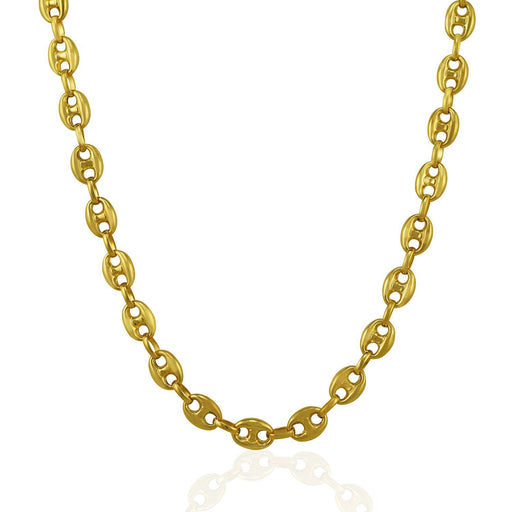 Bids.com 6.9mm 14k Yellow Gold Puffed Mariner Link Chain Necklaces White Smoke 18 / Yellow Gold,20 / Yellow Gold,24 / Yellow Gold,One / Yellow Gold