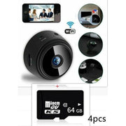 SmartPursue™ Mini Wireless Magnetic Security Camera Mini Camera White Smoke Camera Add 16G / USB,Camera Add 64G / USB,BLACK 128G memory card / USB,Black with 32G memory card / USB,Black with 64G memory card / USB,Black / USB