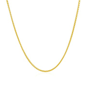 Bids.com 14k Yellow Gold Diamond Cut Round Wheat Chain 1.1mm Necklaces White Smoke 16 / Yellow Gold,18 / Yellow Gold,20 / Yellow Gold,24 / Yellow Gold,30 / Yellow Gold,One / Yellow Gold